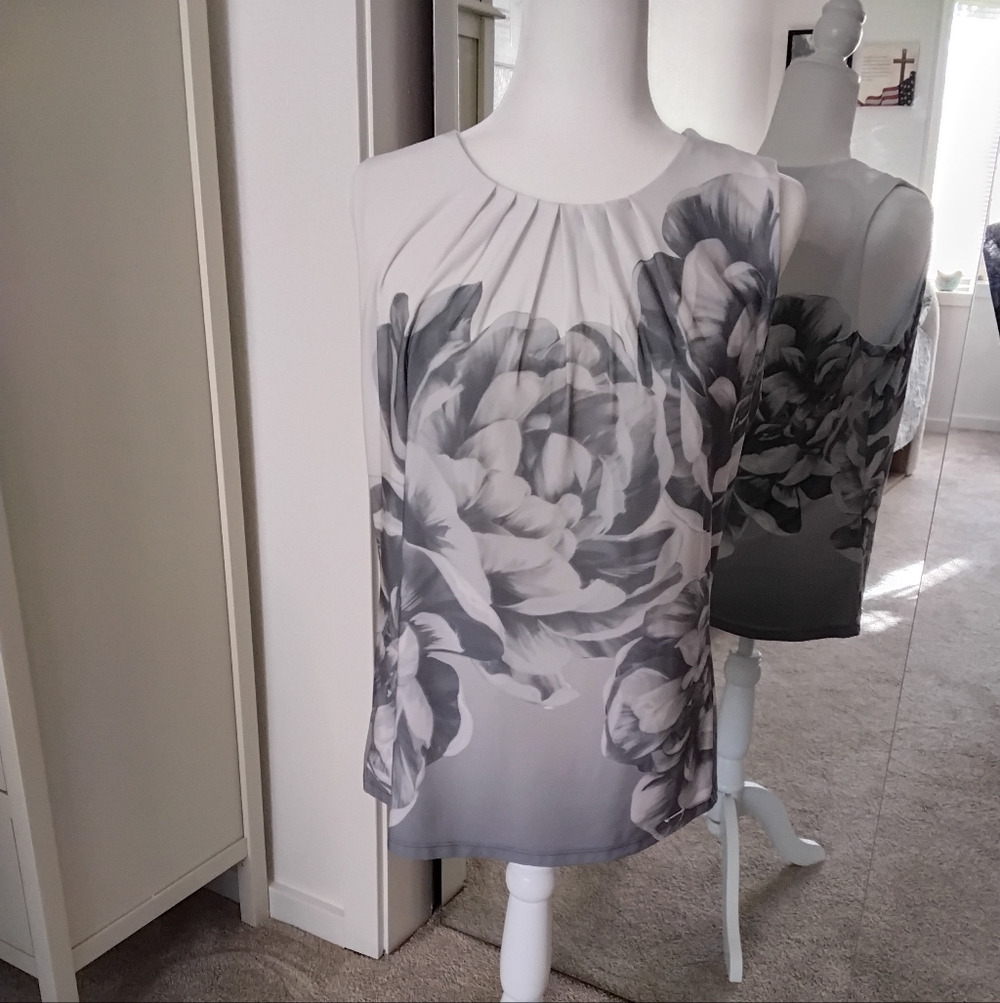 Calvin Klein Short Sleeve Blouse.